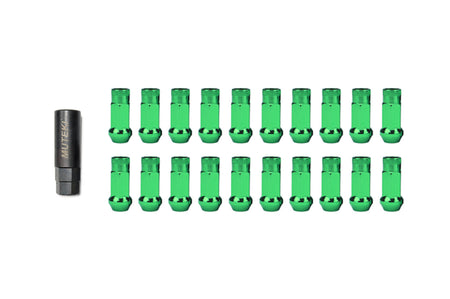 Muteki SR48 Open Ended Lug Nuts Green (32906G)
