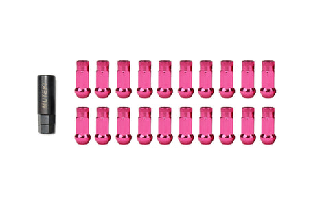 Muteki SR48 Open Ended Lug Nuts Pink (32906K)