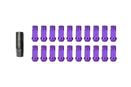 Muteki SR48 Open Ended Lug Nuts Purple (32906L)