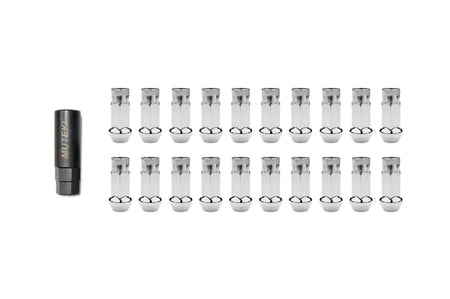 Muteki SR48 Open Ended Lug Nuts Silver Chrome (32906S)
