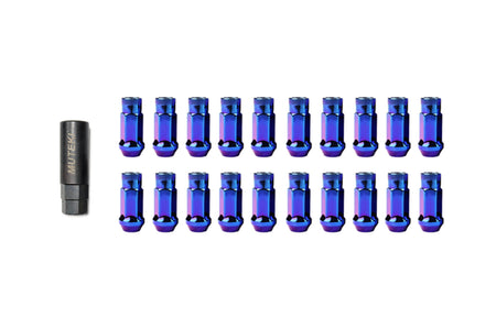 Muteki SR48 Open Ended Lug Nuts Burning Blue (32906UN)