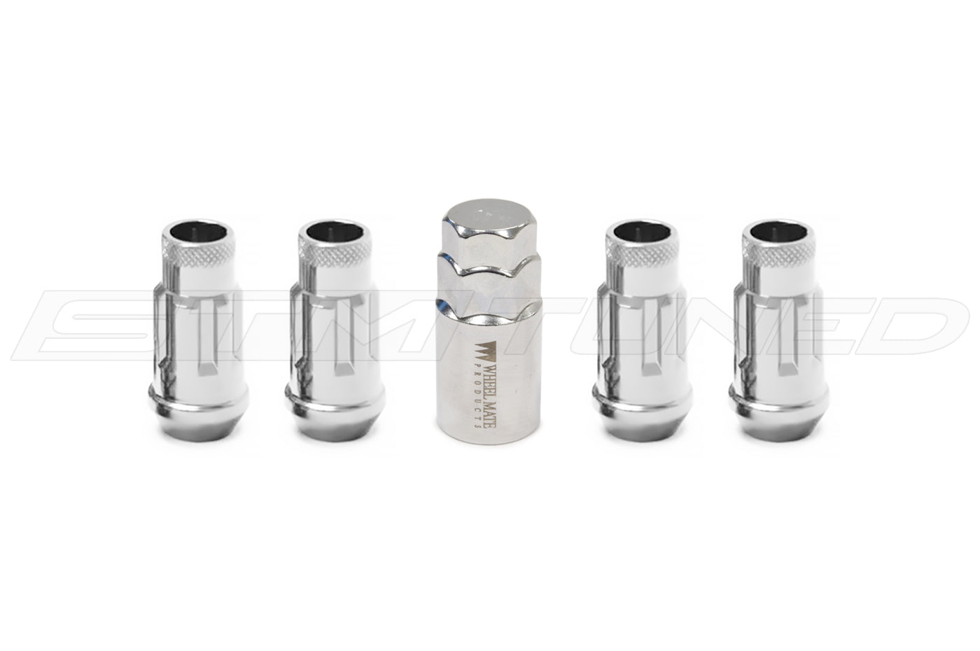 Wheel Mate Monster Locking Lug Nuts (Wheel Mate Monster Locking Lug Nuts (33002SS Satin Silver)