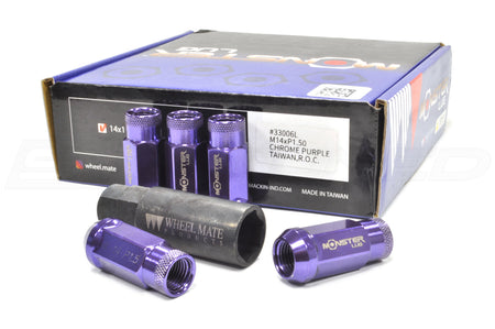 Wheel Mate Monster Lug Nuts (Purple 33006L)