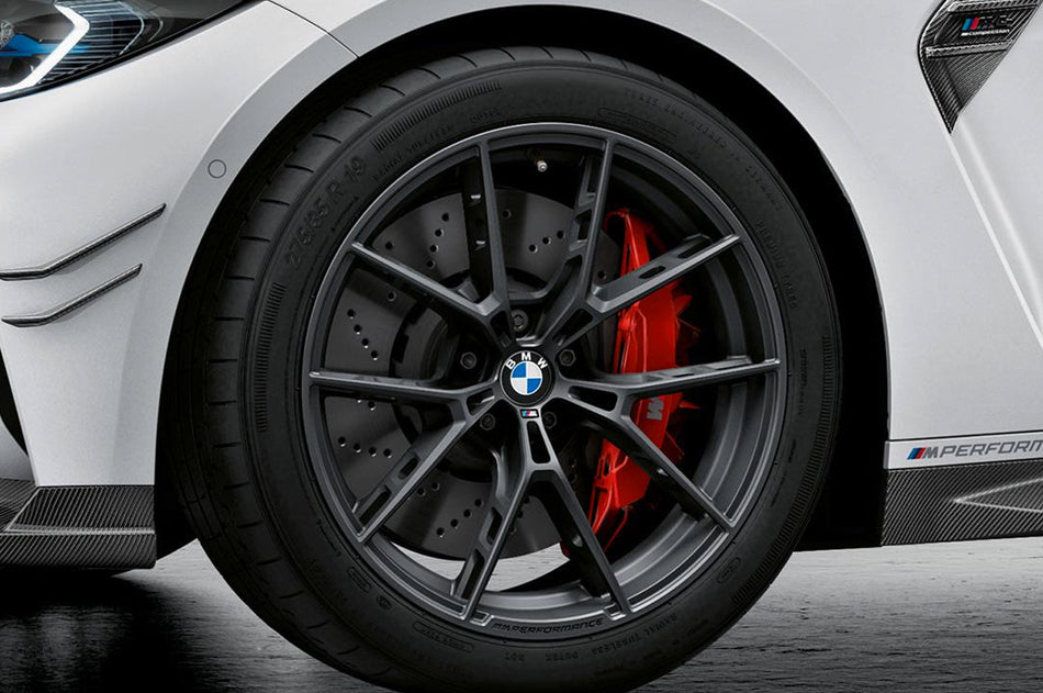 BMW 963M Frozen Gunmetal Wheel/Tire Set 19/20 for G8x M3/M4 (36115A072C2)
