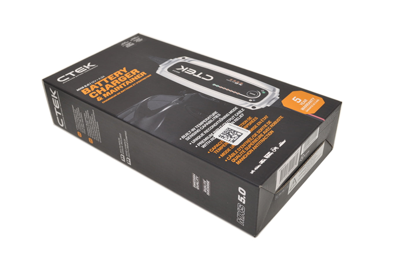CTEK MXS 5.0 to 12 Volt Charger 40-206 packaging box