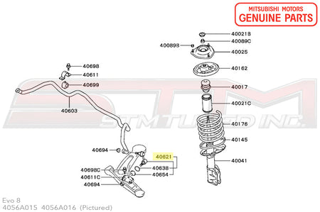 Mitsubishi Front Suspension Sway Bar Links - Evo 7/8/9/X