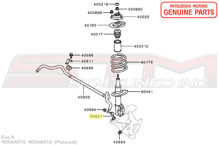 Mitsubishi Front Suspension Sway Bar Links - Evo 7/8/9/X