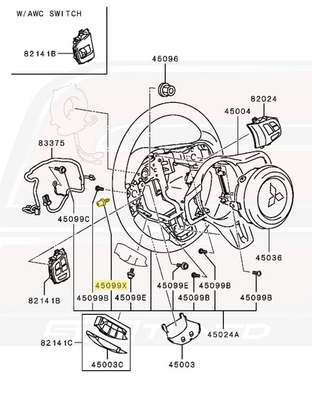 Evo X Steering Wheel Diagram