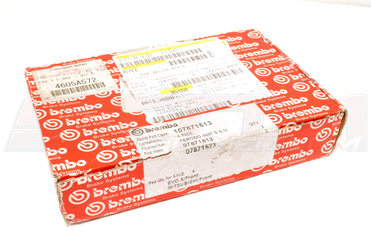 4605A572 OEM Evo X Front Brembo Brake Pads