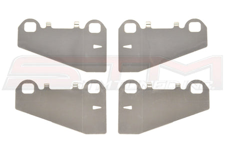 Mitsubishi OEM Rear Brake Pad Shims for Evo X 4605A585 Image © STM Tuned Inc