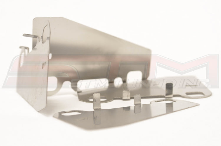 Mitsubishi OEM Rear Brake Pad Shims for Evo X 4605A585 Image © STM Tuned Inc