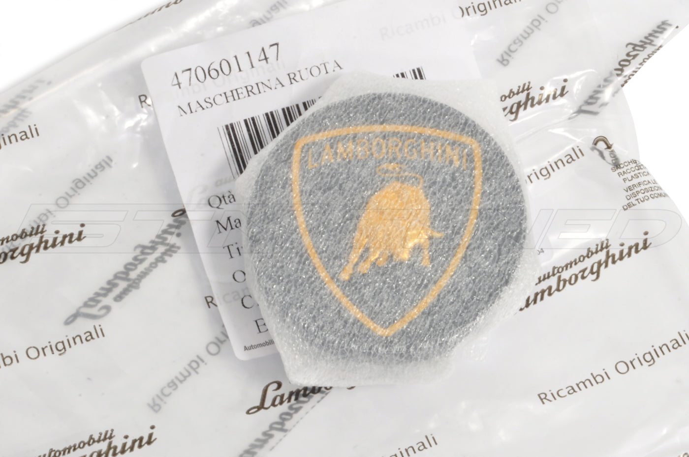 Lamborghini OEM Wheel Center Cap for Huracan Urus (470601147)