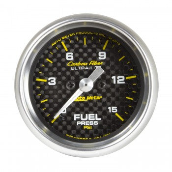 Fuel Pressure: 0-15 PSI - Carbon Fiber Stepper Motor