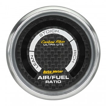 4775 Narrowband Air/Fuel Ratio: Lean/Rich - Carbon Fiber Gauge (2 1/16")