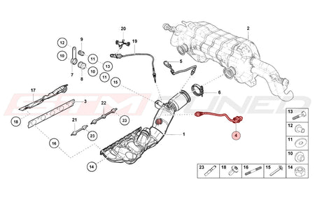 Front O2 Sensors for R8 Huracan (4S0906262F 4S0906262G)