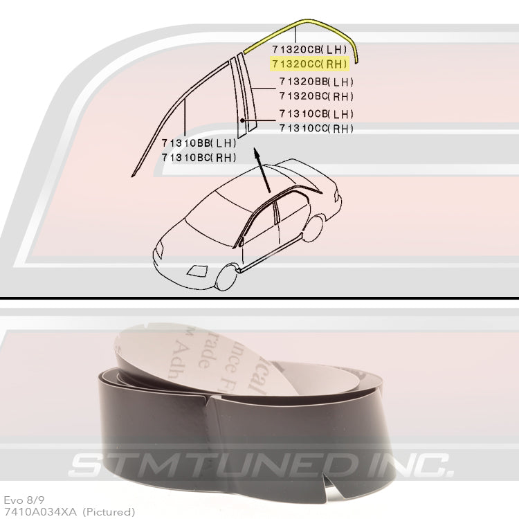 Mitsubishi Door Tape - Evo 8/9