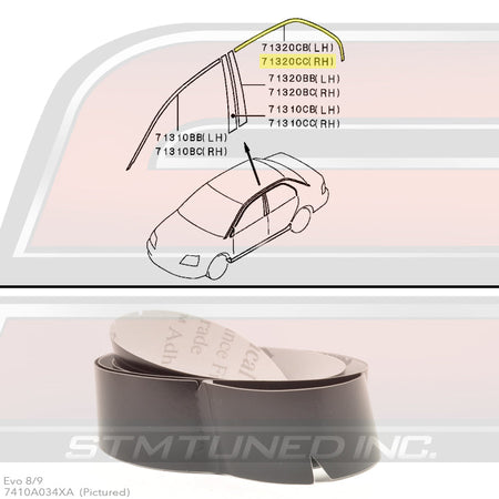 Mitsubishi Door Tape - Evo 8/9