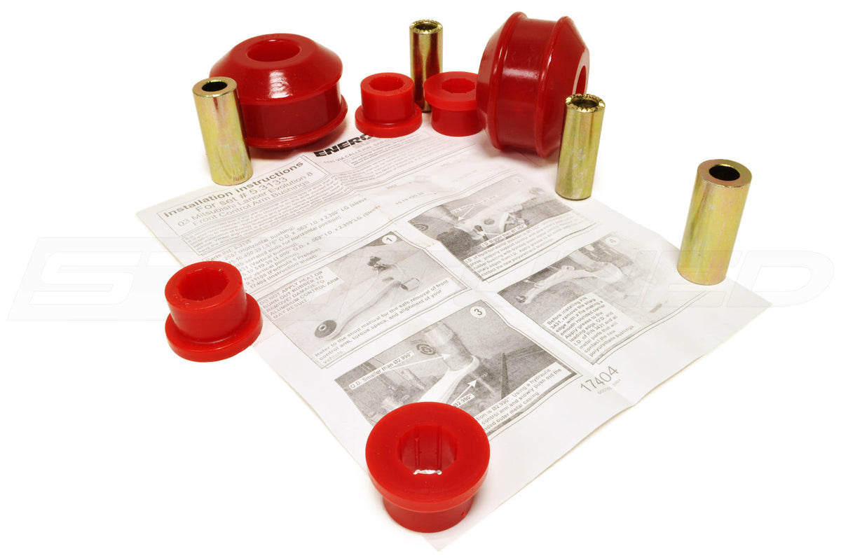 5.3133R Evo 7/8/9 Red Front Control Arm Bushings by Energy Suspension