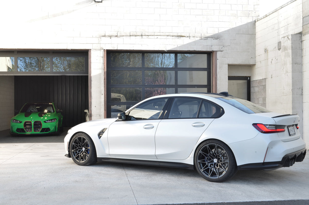 H&R Super Sport Springs installed on a 2022 G80 M3 AWD
