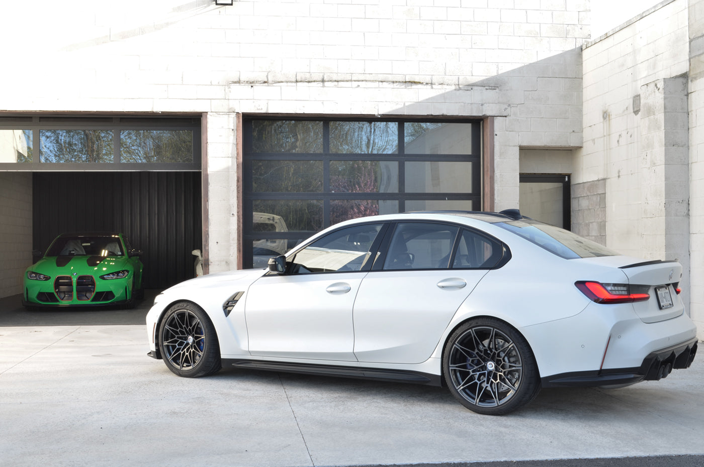H&R Super Sport Springs installed on a 2022 G80 M3 AWD