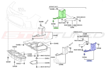 Toyota OEM Engine Room Covers for 2023+ Corolla GR