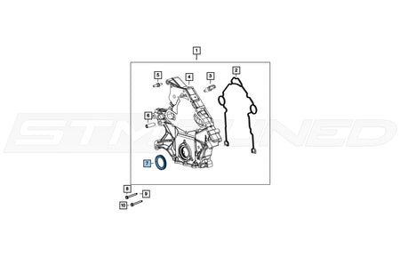 Mopar Front Crank Seal for Hemi Hellcat TRX Trackhawk (53021585AD)