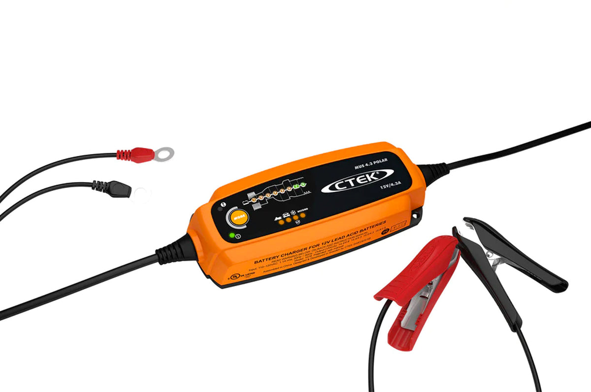 CTEK MUS 4.3 POLAR Battery Charger (56-958) accessories included