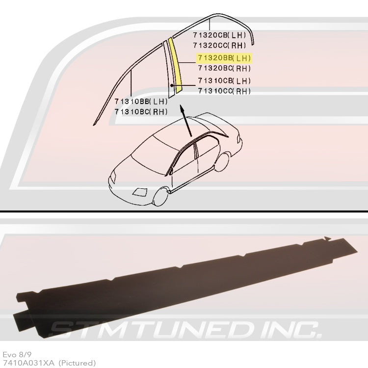 Mitsubishi Door Tape - Evo 8/9