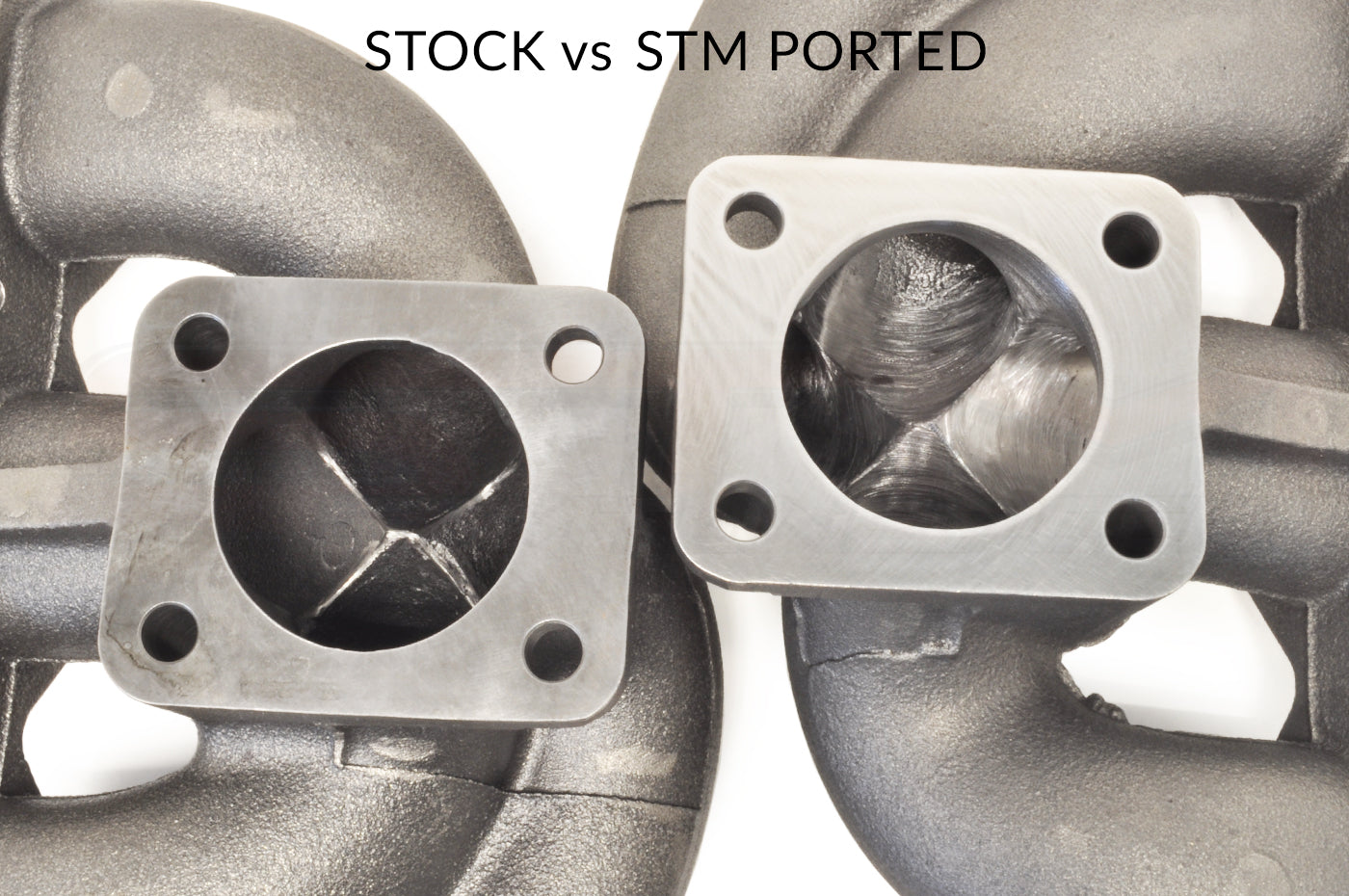 FP DSM Cast Manifold Stock vs Ported