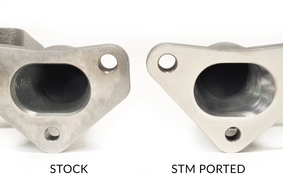 FP Evo Cast Manifold Stock vs Ported