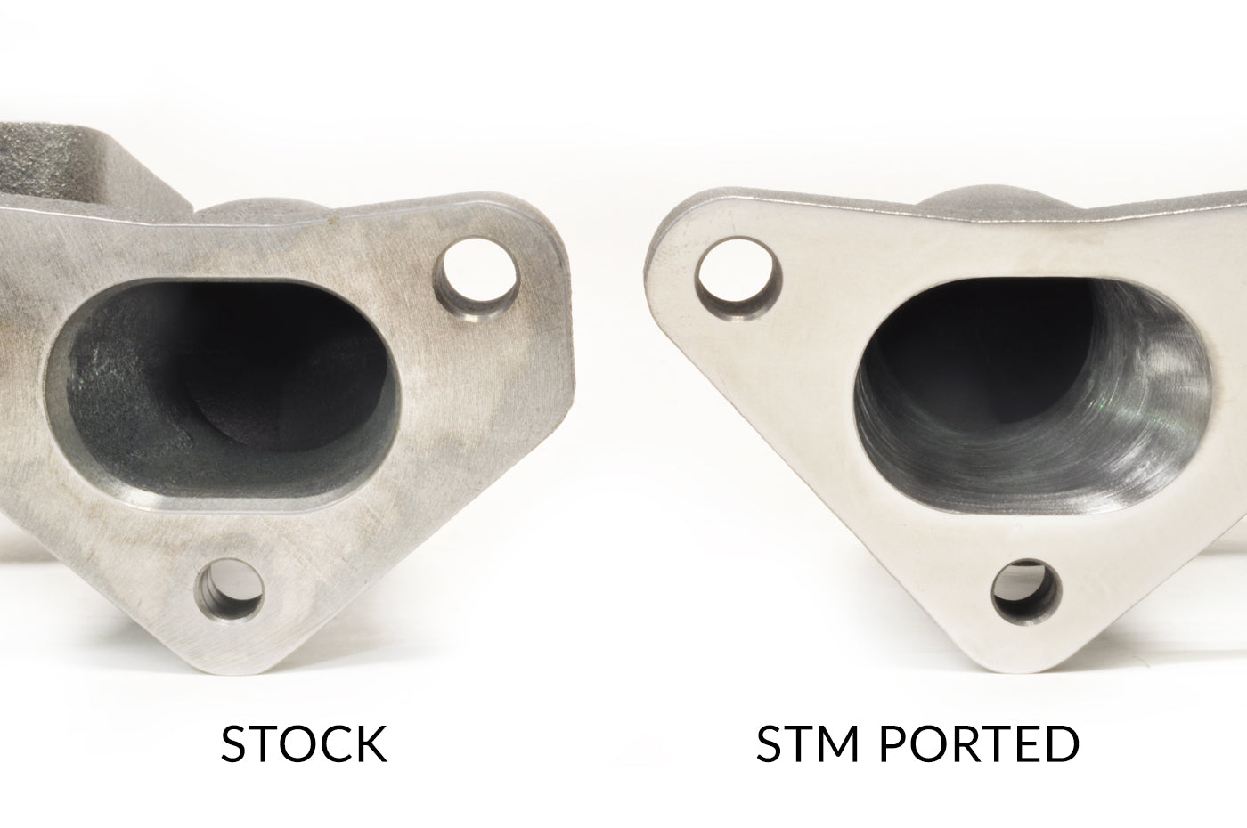 FP Evo Cast Manifold Stock vs Ported