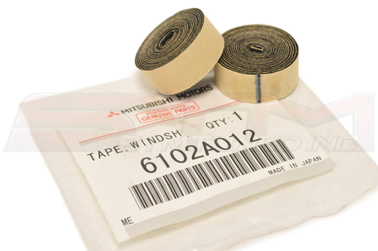 Mitsubishi OEM Windshield Panel Tape for Evo 7/8/9 (6102A012)  Image © STM Tuned Inc
