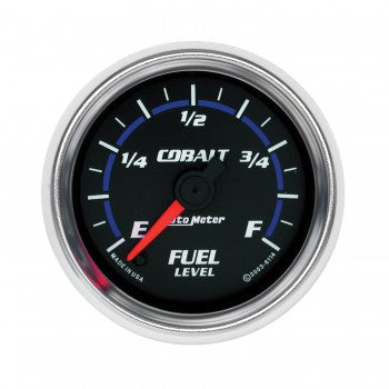 Fuel Level: Programmable 0-280 Ω Cobalt Stepper Motor Gauge (2 1/16")