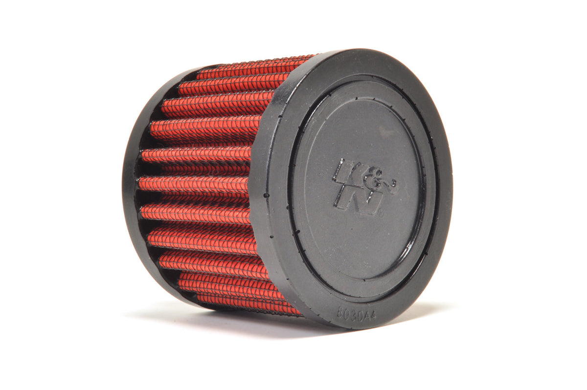K&N Breather Filter with 1 inch Rubber Flange (62-1410)