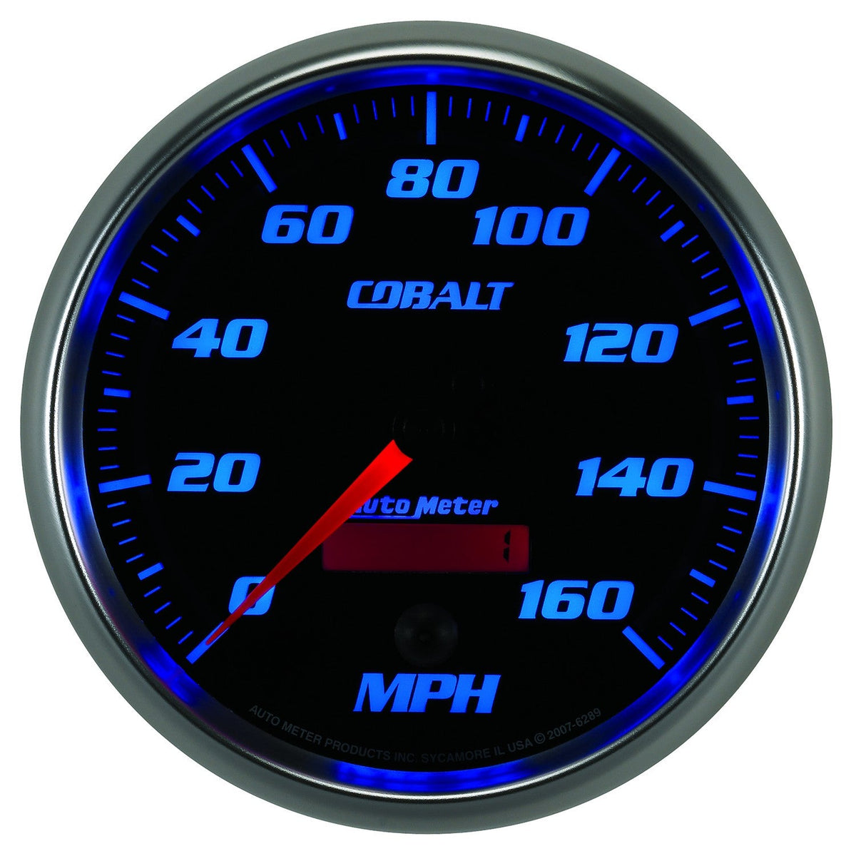 Speedometer: 0-160MPH Cobalt Air Core Gauge (5")