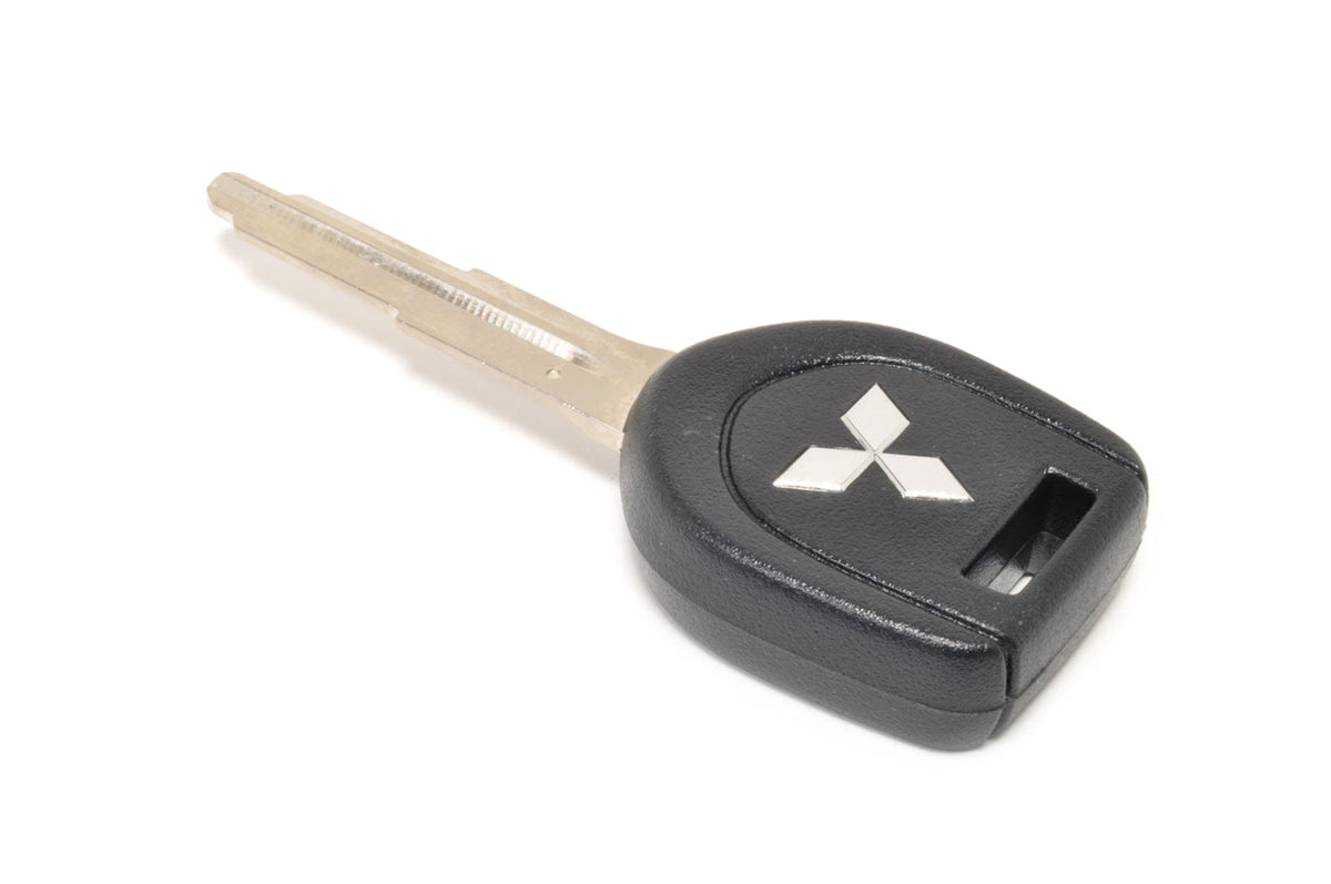 Mitsubishi OEM Key Blank with Chrome Diamonds for Evo 7/8/9 (6370A064)
