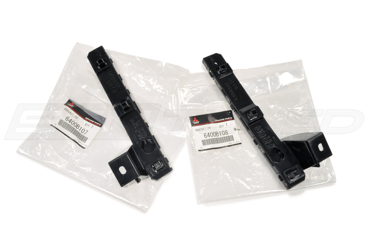 OEM Evo X Front Bumper Support Brackets (6400B107 6400B108)
