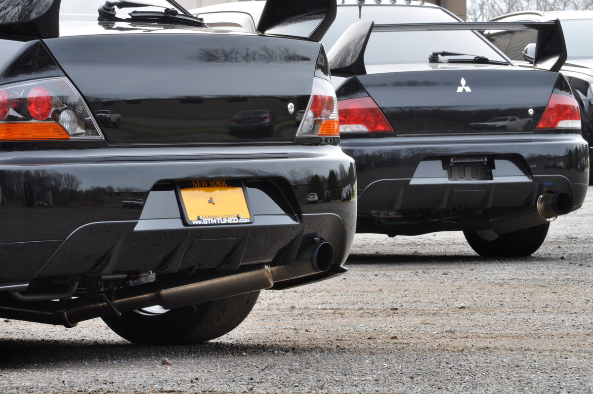 Tarmac Black Evo with JDM 9 Rear Bumper