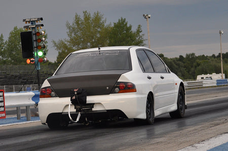 White Evo with JDM 9 Rear Bumper