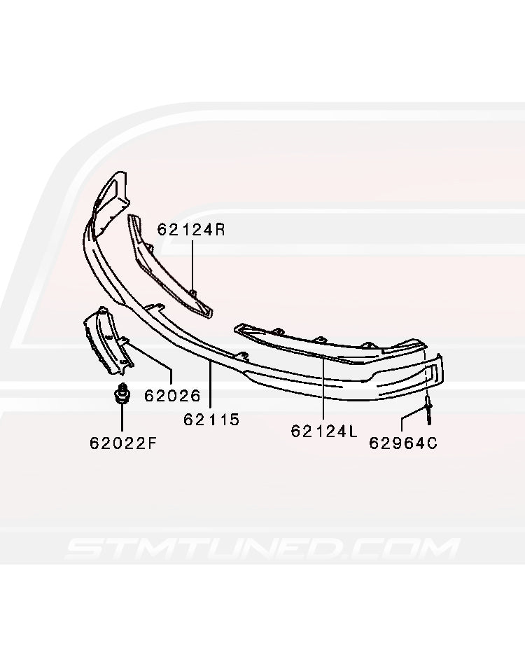 Evo IX SE Front Lip Install Parts
