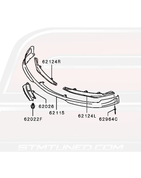 Evo IX SE Front Lip Install Parts