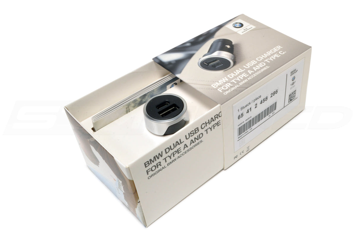 BMW Dual USB Charger for Type A and C (65412458286)