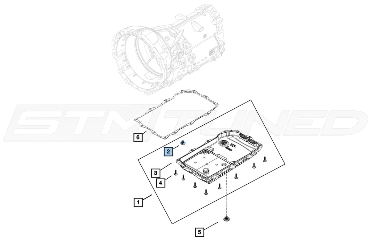 Mopar Transmission Oil Pan Fill Plug for Hellcat TRX Trackhawk (68145443AB)