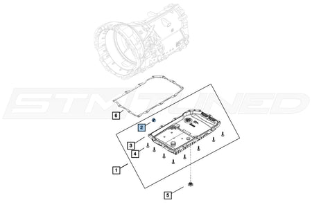 Mopar Transmission Oil Pan Fill Plug for Hellcat TRX Trackhawk (68145443AB)
