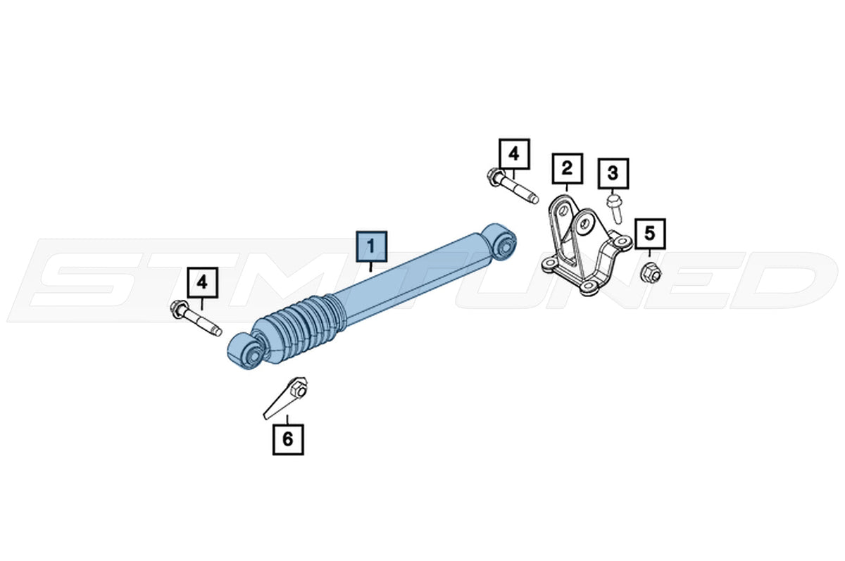Mopar Bilstein Power Hop Damper for 2021+ Ram TRX (68444227AA)