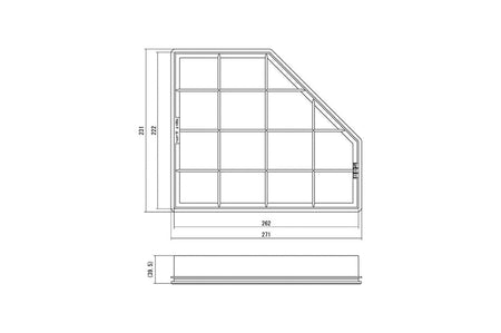 HKS Super Air Filter Dimensions for 2020 GR Supra (70017-AT131)