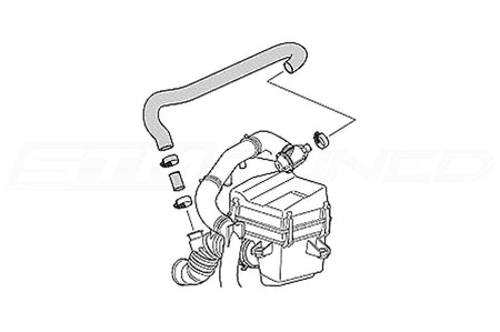 HKS SQV4 Blow Off Valve Kit with Recirculation Hose for Evo 7/8/9 (71008-AM011V)