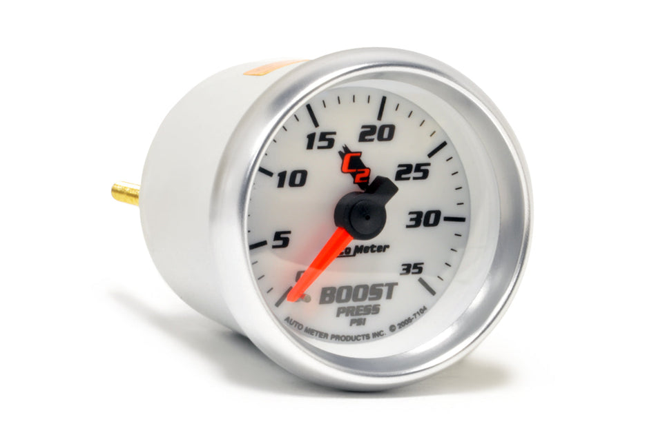 Auto Meter C2 52mm Boost Gauge 0-35 PSI Mech (7104)