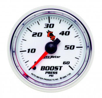 Boost: 0-60 PSI - C2 Mechanical Gauge (2 1/16")