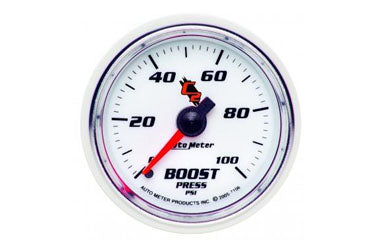 Boost: 0-100 PSI - C2 Mechanical Gauge (2 1/16") 